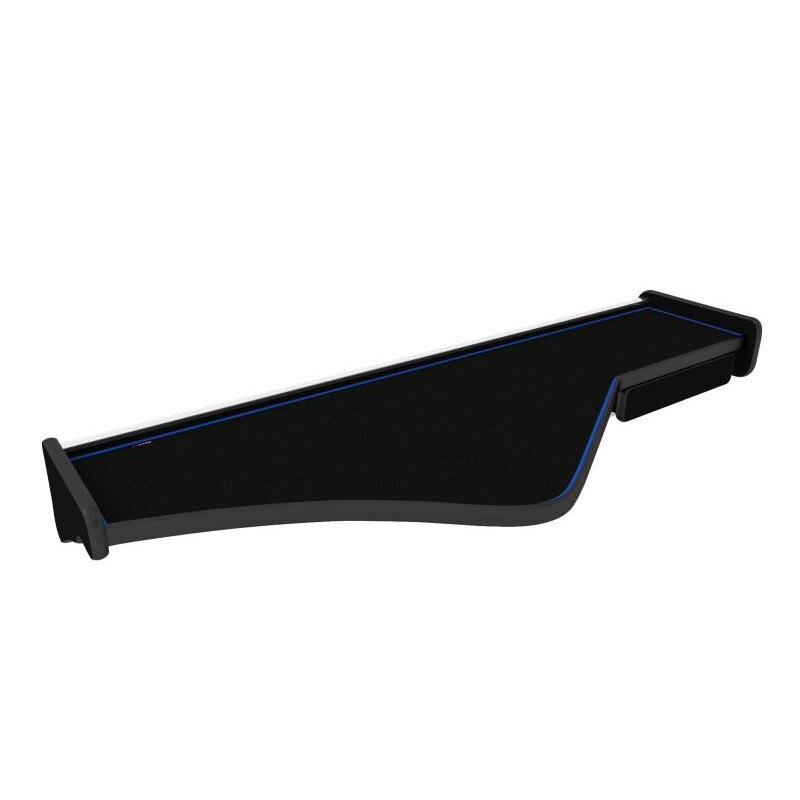 Masa bord, F-CORE, model lung, cu sertar, pentru RENAULT PREMIUM 2, 2005+, Negru/ Albastru