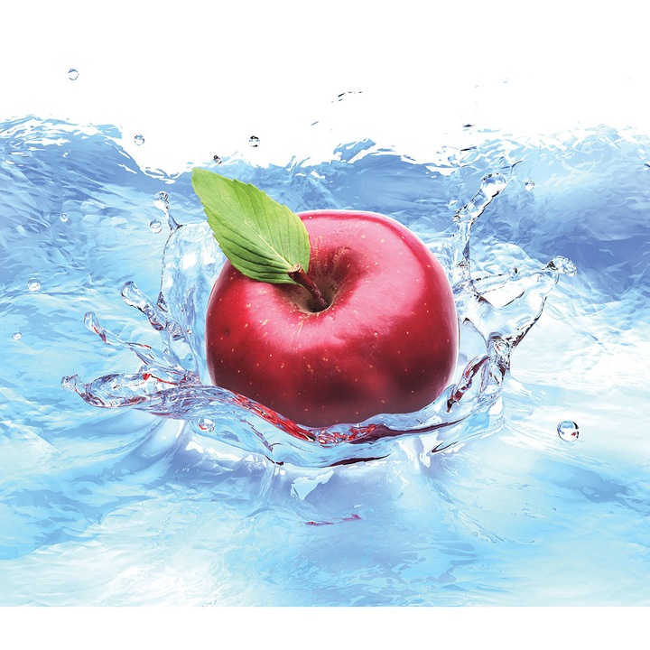 Панел, кухненски, декоративен, стъклен, защита на печка, против пръски, UV печат, октопод, щампован многоцветен, 750mmx650mm oct150-75x65