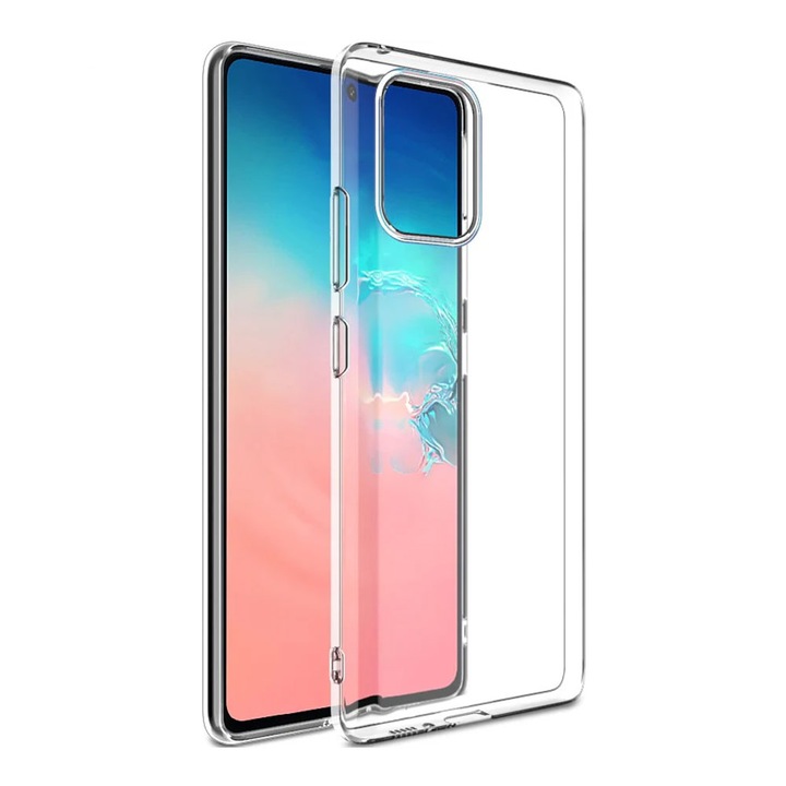 iShield Mobile UltraClear iFit ΛV Concept Mobiltelefon tok, Ultra vékony szilikon (0,3 mm), Samsung S10 Lite, Átlátszó