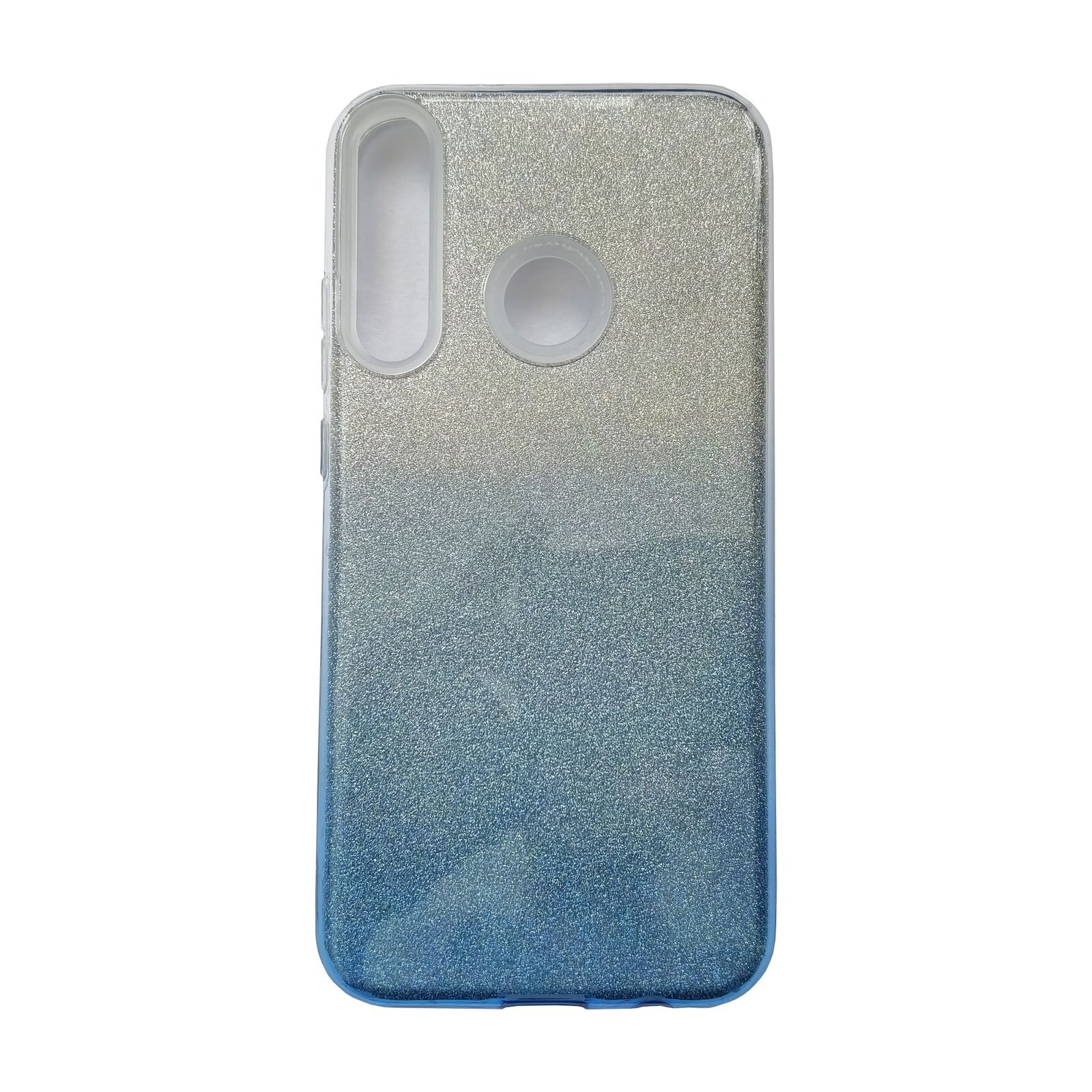 Husa Huawei P40 Lite E model Glitter Gradient, Antisoc, Viceversa Albastru/Argintiu
