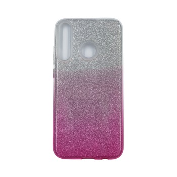 Husa Huawei P40 Lite E model Glitter Gradient, Antisoc, Viceversa Roz/Argintiu Husa Huawei P40 Lite E model Glitter Gradient, Antisoc, Viceversa Roz/Argintiu