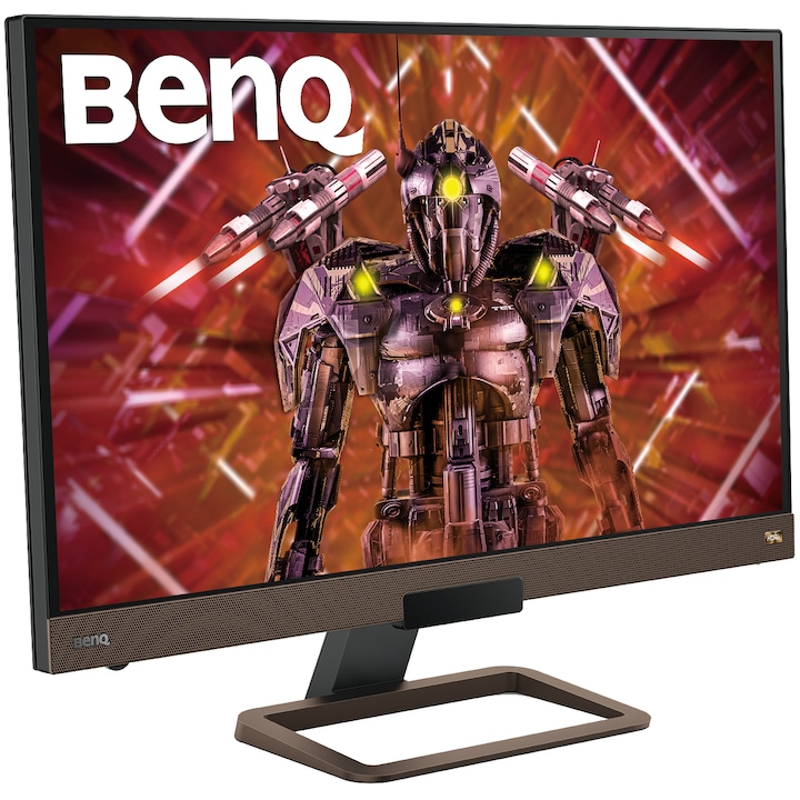 Benq EX2780Q Gaming monitor, IPS, 27, WQHD, 144Hz, FreeSync, USB Type-C, DisplayPort, HDMI, Fekete