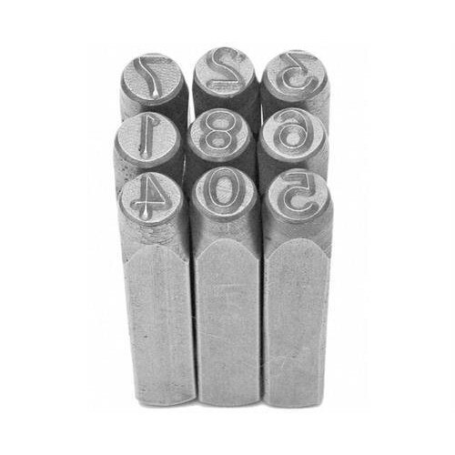 Trusa poansoane cifre 3 mm 9 bucati 132383