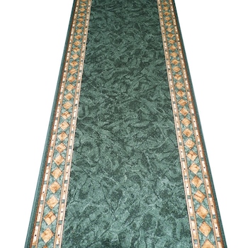 Covor traversa mocheta Cheops verde, antiderapanta, 80cm x 200cm Covor traversa mocheta Cheops verde, antiderapanta, 80cm x 200cm