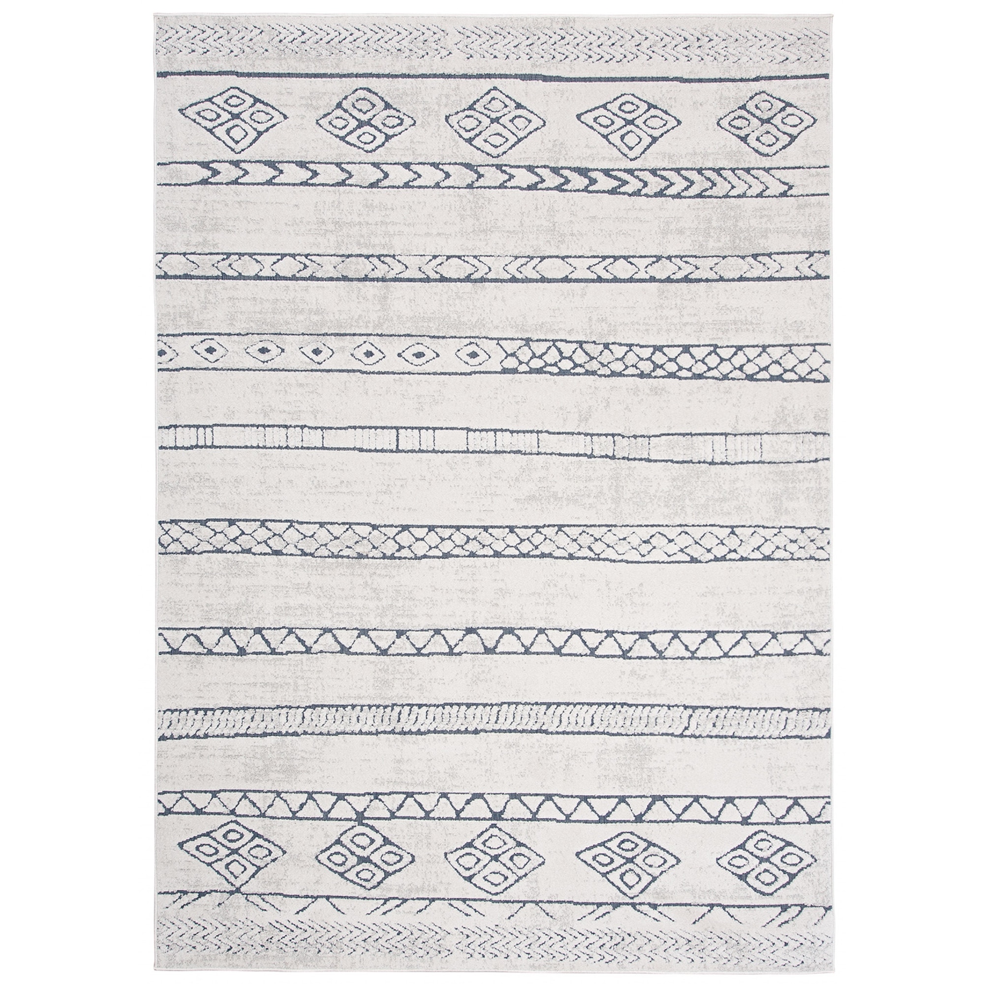 Covor Lotus Modern Chemex DD53A FIF albastru 80x150