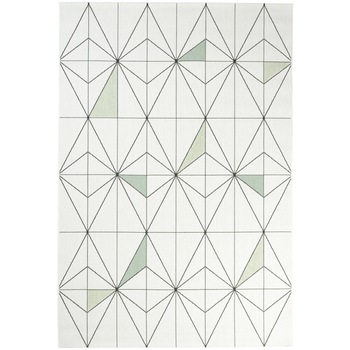 Covor Jungle 19447/062 alb 80x150 Covor Jungle 19447/062 alb 80x150