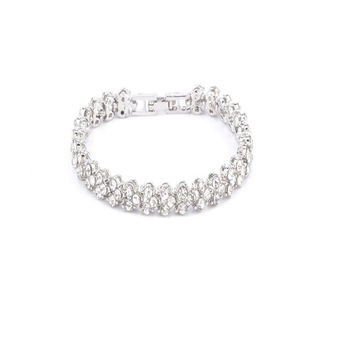 Bratara fashion eleganta, cristale in stil clasic, 19 cm Bratara fashion eleganta, cristale in stil clasic, 19 cm