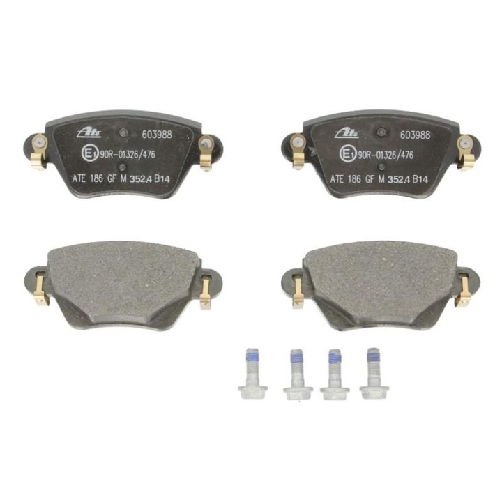 Fékbetét készlet, tárcsafék Renault Kangoo 1997-> KC0/1 13.0460-3988.2