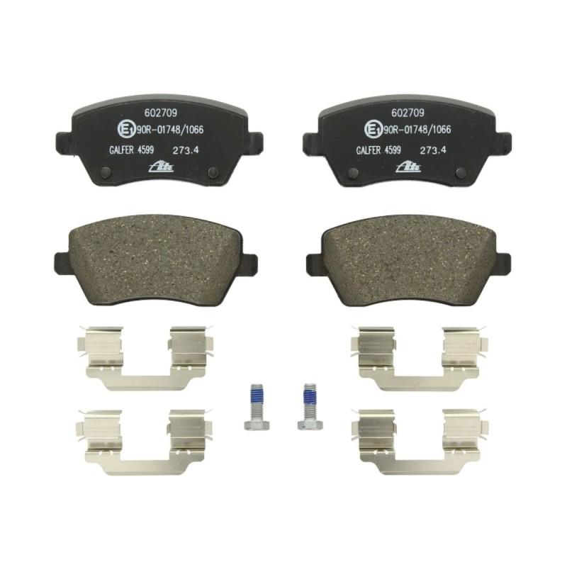 Set placute frana, frana disc Renault Kangoo / Grand Kangoo 2008-> KW0/1 13.0460-2709.2