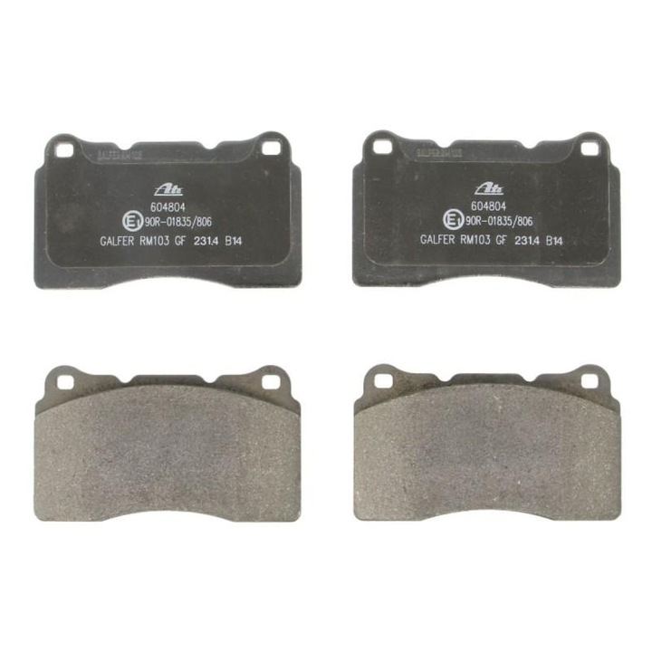 Комплект накладки, дискови спирачки Renault Megane III 2008-> BZ0/1 , KZ0/1 , DZ0/1 13.0460-4804.2