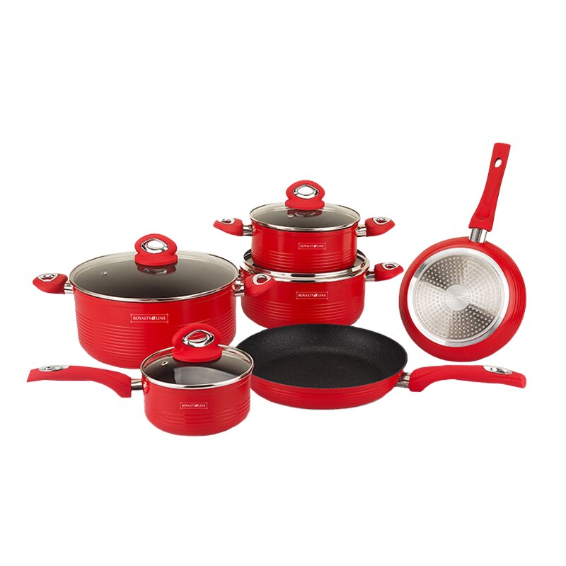 Set De Oale Si Tigai Marmorate Piese Royalty Line Rl Fm L Red