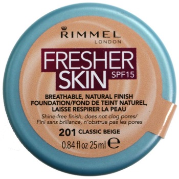 Fond de ten Rimmel London Fresher Skin 201 Classic Beige SPF 15, 25 ml Fond de ten Rimmel London Fresher Skin 201 Classic Beige SPF 15, 25 ml
