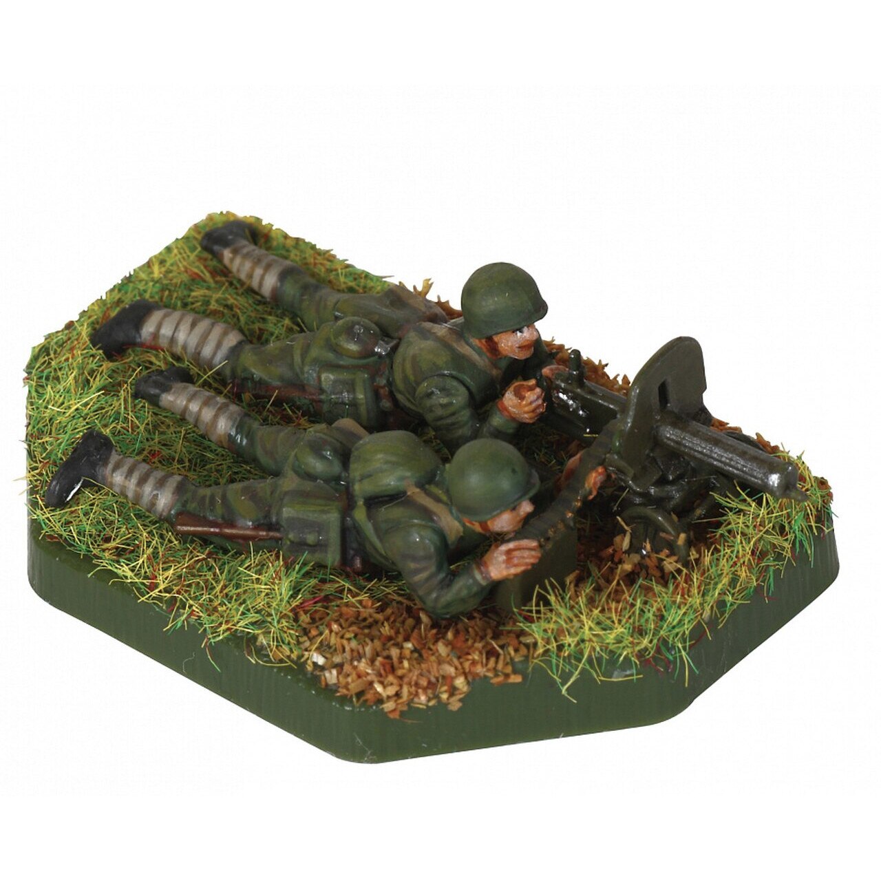 Macheta Militara Zvezda Soviet Machine Gun Maxim cu echipaj 1941-1943 iarna 1:72 ZVEZ 6220