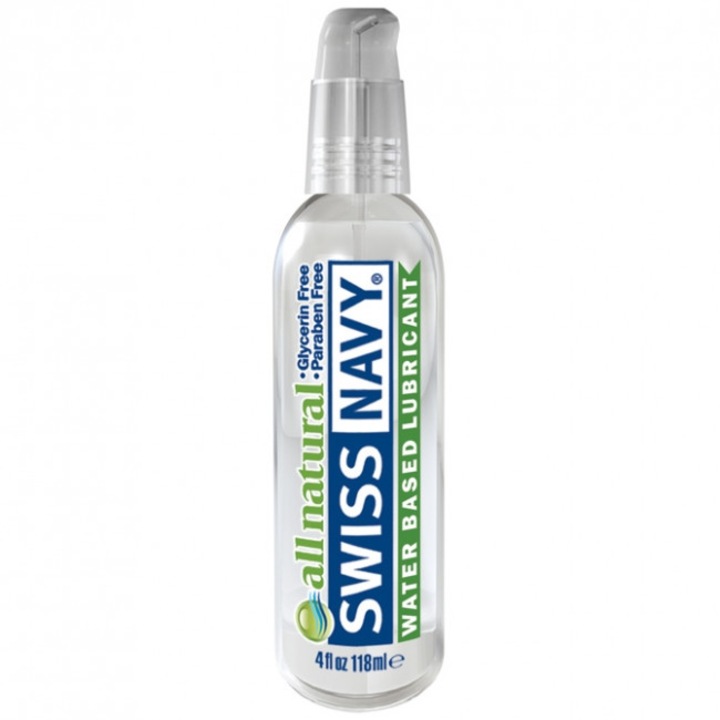Lubrifiant Swiss Navy All Natural Water Based, 118 ml