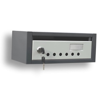 Cutie postala colectiva Modul 1 bicolora gri inchis/gri deschis 300x150x120 mm Cutie postala colectiva Modul 1 bicolora gri inchis/gri deschis 300x150x120 mm