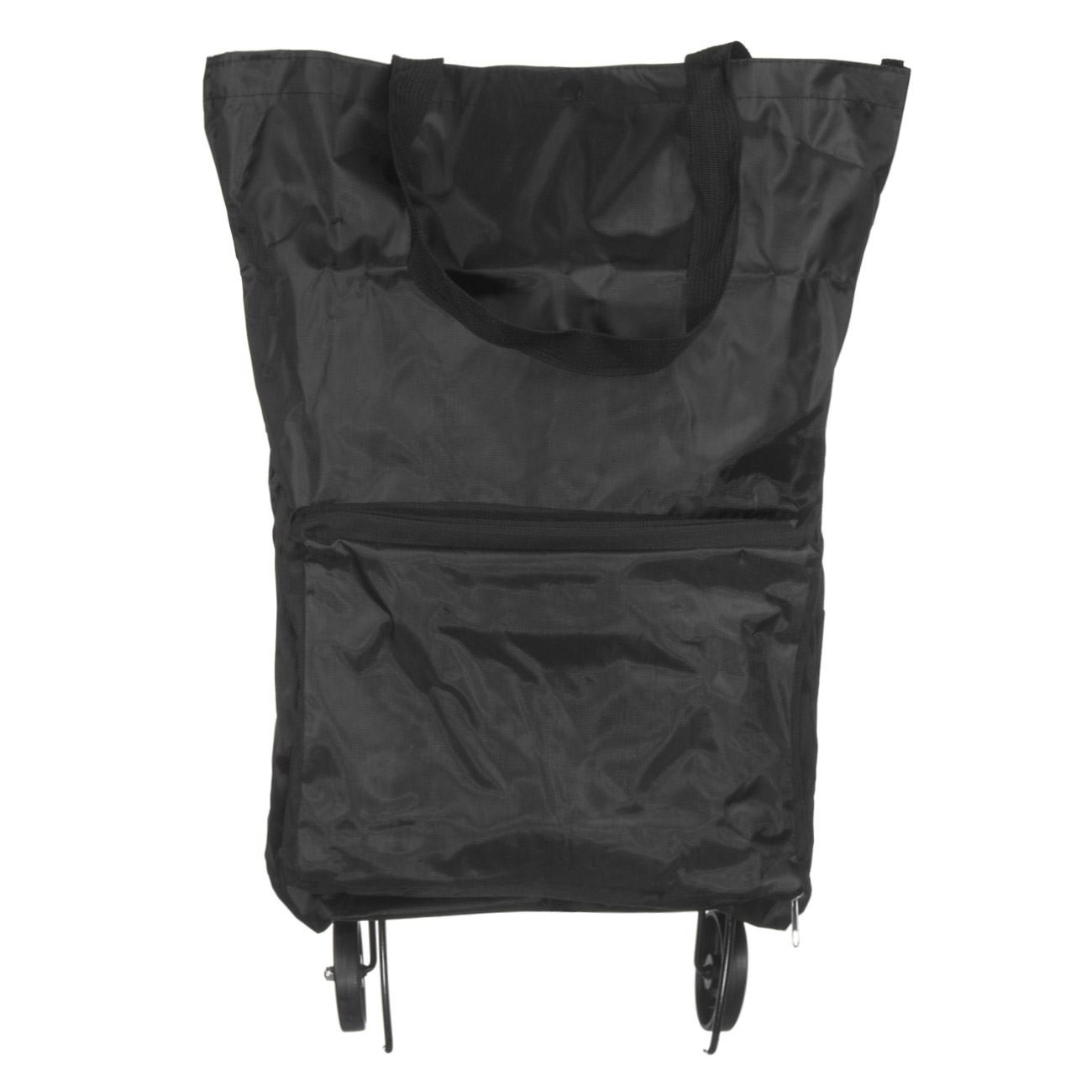 Troler negru pentru cumparaturi, iMK®, 40 x 14 x 44 cm