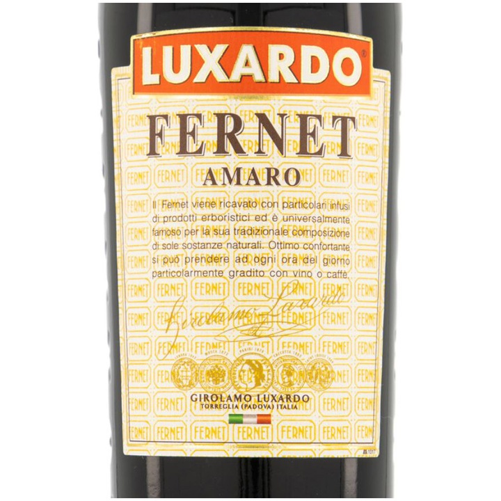 Digestiv Luxardo Fernet, Bitter Herbal Digestif, 0.7L, 40%