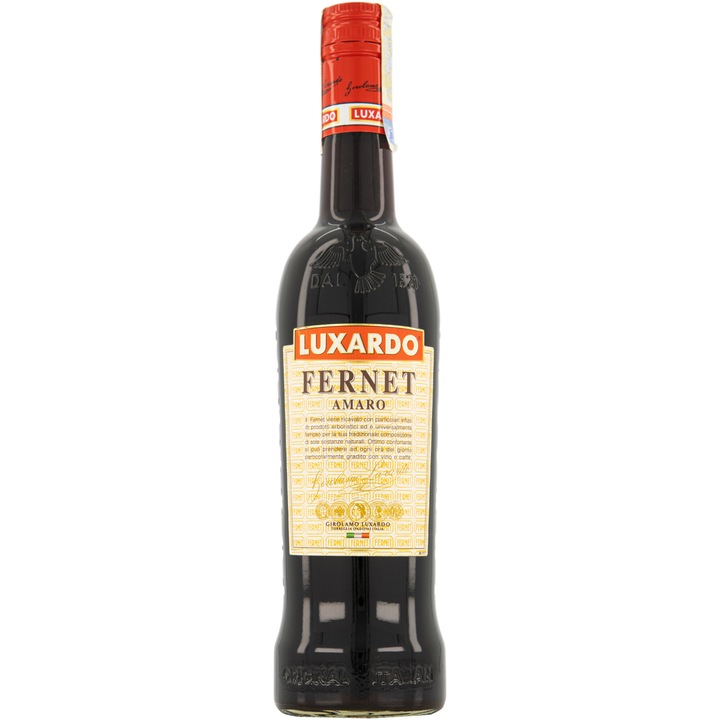 Digestiv Luxardo Fernet, Bitter Herbal Digestif, 0.7L, 40%