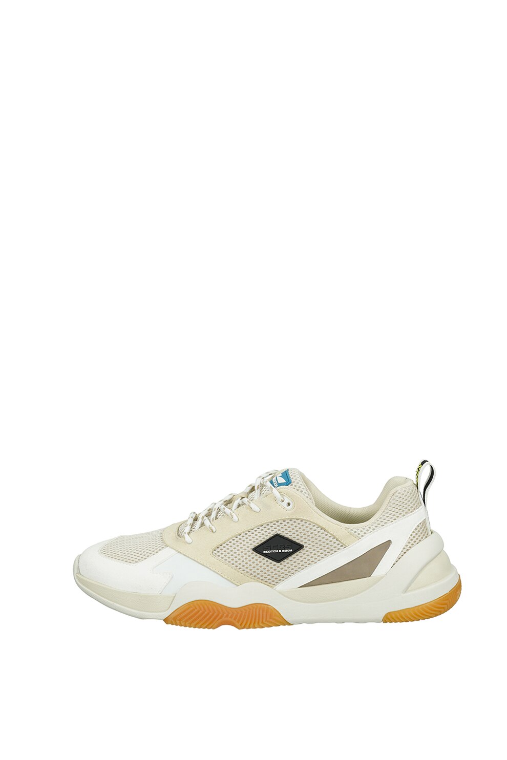 Scotch & Soda, Pantofi sport cu insertii din piele intoarsa