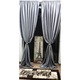 Set 2 draperii MASTEL 100x260cmx2 culoare gri model catifelat uni