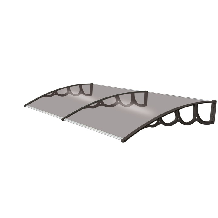 Copertina Daroni 200cmx140cm, model Genova PC-1400, policarbonat celular bronz, brat polipropilena PP + GF, maro