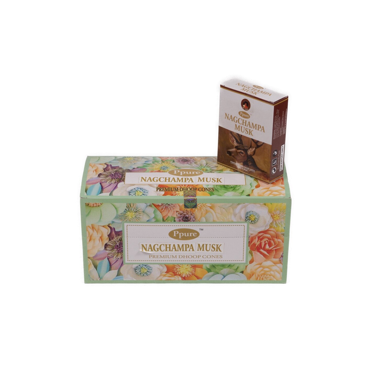 Set 12 cutii conuri parfumate , Ppure, Musk