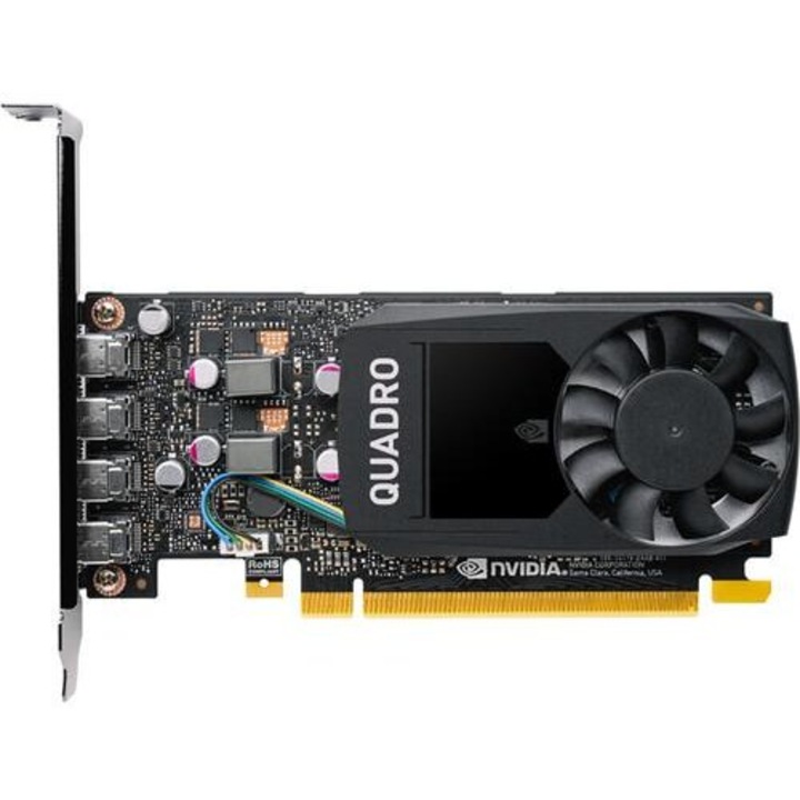 Placa Video Quadro P1000 PCI-Express 3.0 x16 LP 4GB GDDR5 128bit