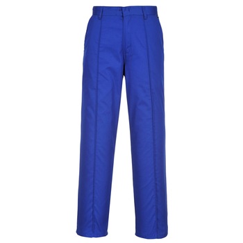 Pantaloni de salopeta 2885, in talie, albastru royal, 40 Pantaloni de salopeta 2885, in talie, albastru royal, 40