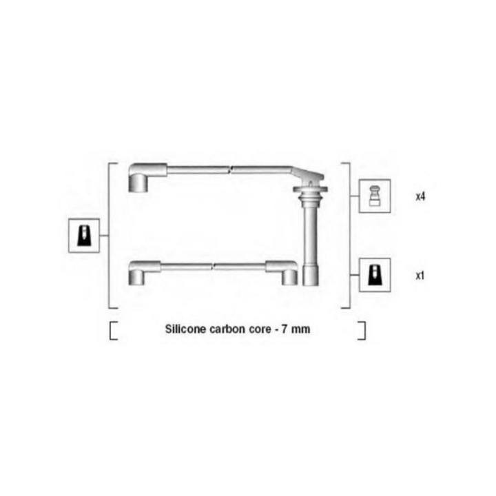 Set cablaj aprinder Nissan 100 NX 1990-1996 B13 941295010851