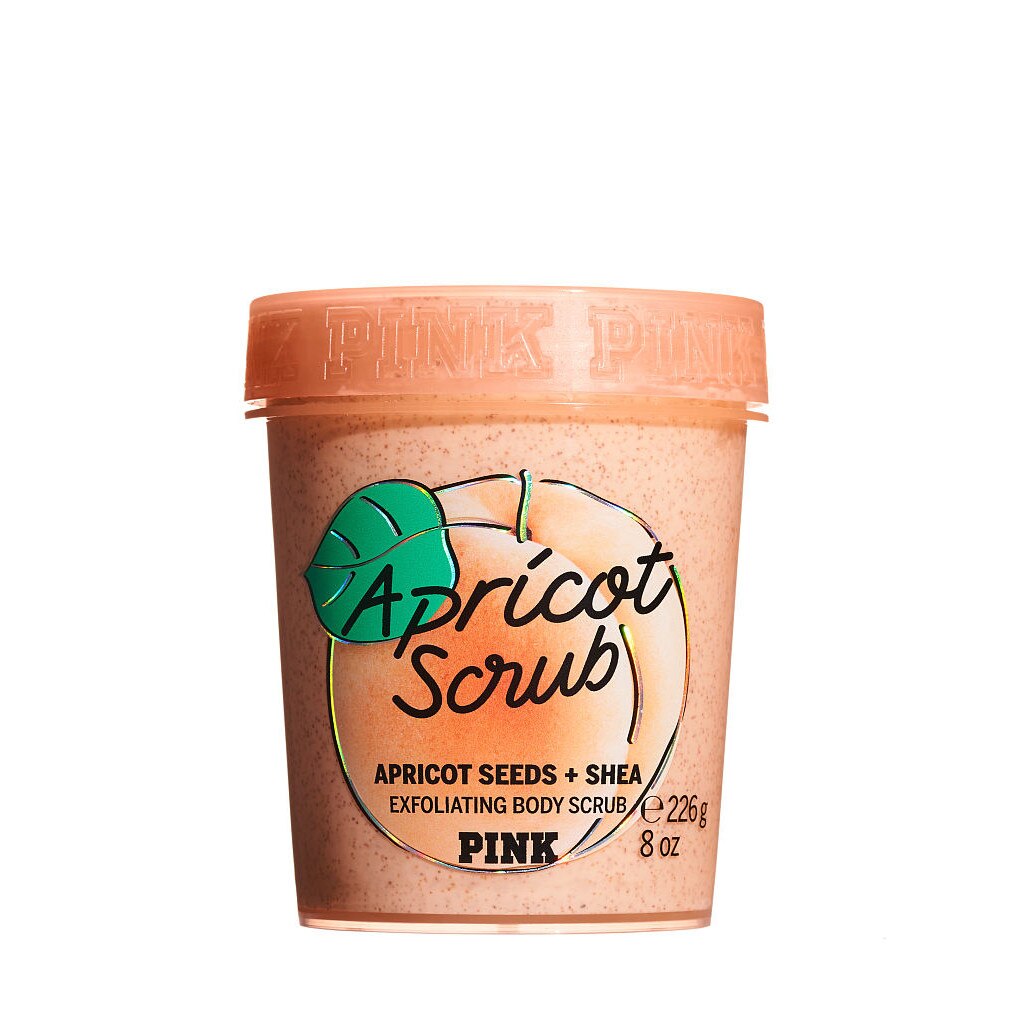 Scrub exfoliant, Apricot, PINK, Victoria's Secret, 226g