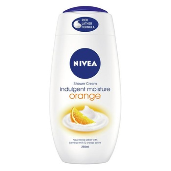 Gel de Dus NIVEA Creme Indulgent Moisture Orange, 250 ml, Parfum de Flori de Portocal Gel de Dus NIVEA Creme Indulgent Moisture Orange, 250 ml, Parfum de Flori de Portocal