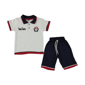 Compleu baieti Road Course alb Compleu baieti Road Course alb