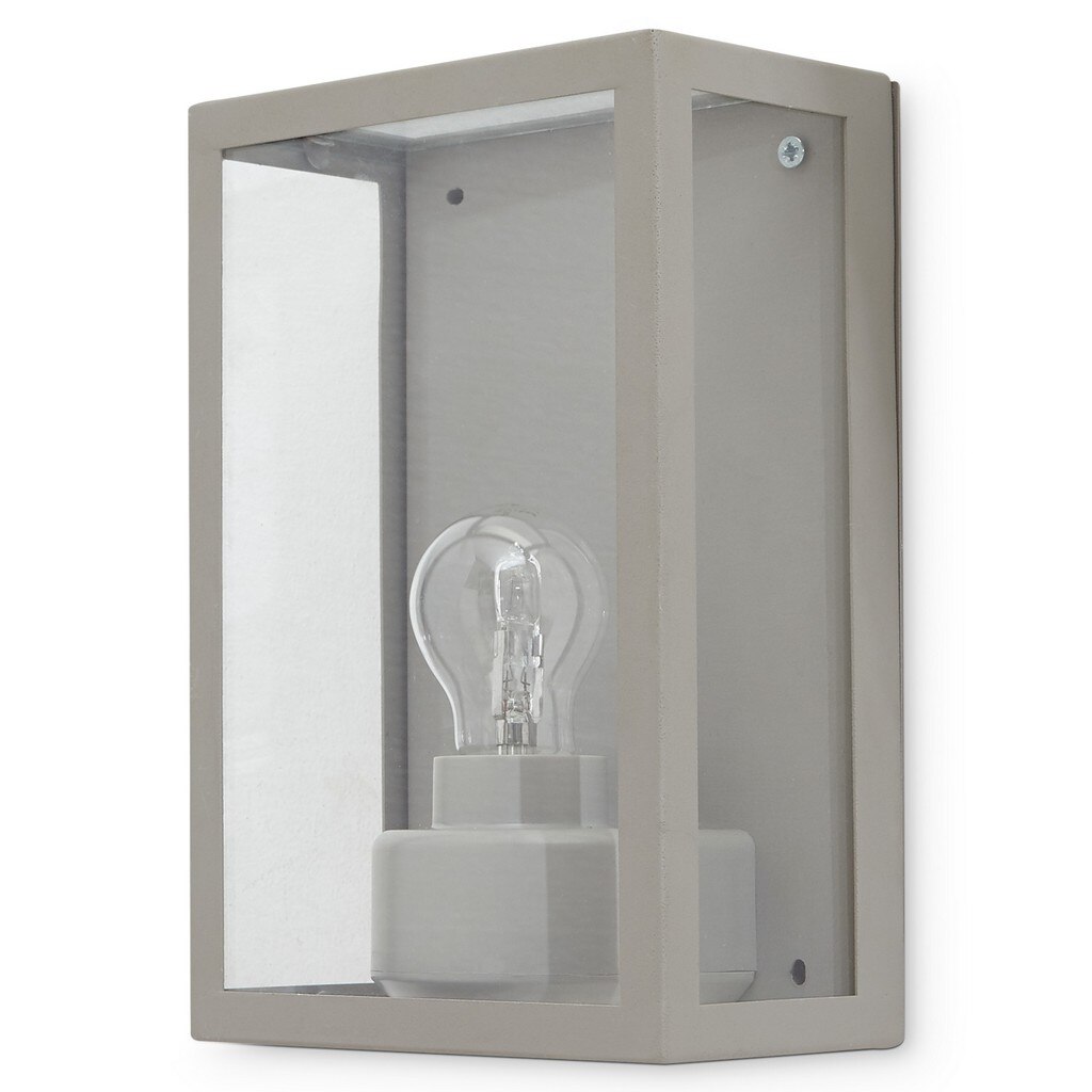 Aplica pentru exterior, Zola®, alba, pentru perete, 26x17x10 cm, ideala pentru orice curte