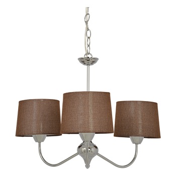 Lustra Klausen Milla 3, Maro/Crom, KL 0092, E27, IP20, 3x11W Lustra Klausen Milla 3, Maro/Crom, KL 0092, E27, IP20, 3x11W