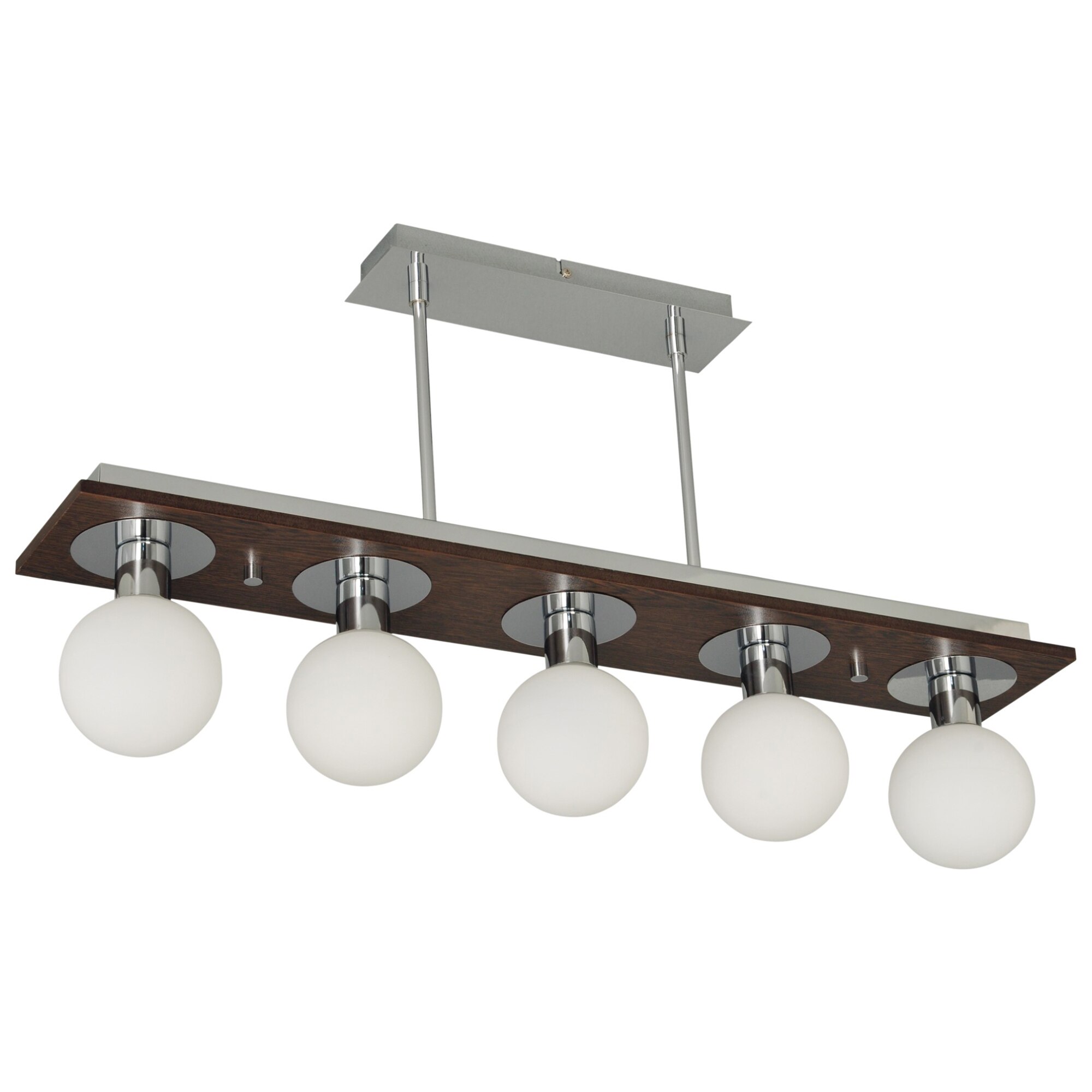 Pendul Klausen Bollo Sp5, Wenge/crom, KL 5619, G9, IP20, 5x40 W,