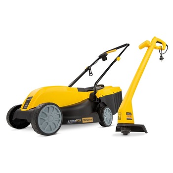 Set masina de tuns iarba si trimmer electric, PowerPlus Powxg6211T, 1200w, trimmer de 220w, 320mm suprafata, 3 inaltimi Set masina de tuns iarba si trimmer electric, PowerPlus Powxg6211T, 1200w, trimmer de 220w, 320mm suprafata, 3 inaltimi