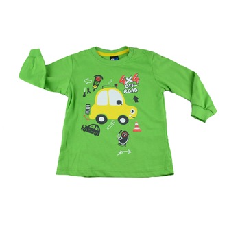 Bluza cu maneca lunga pentru baieti GT GT-5628V, Verde Bluza cu maneca lunga pentru baieti GT GT-5628V, Verde