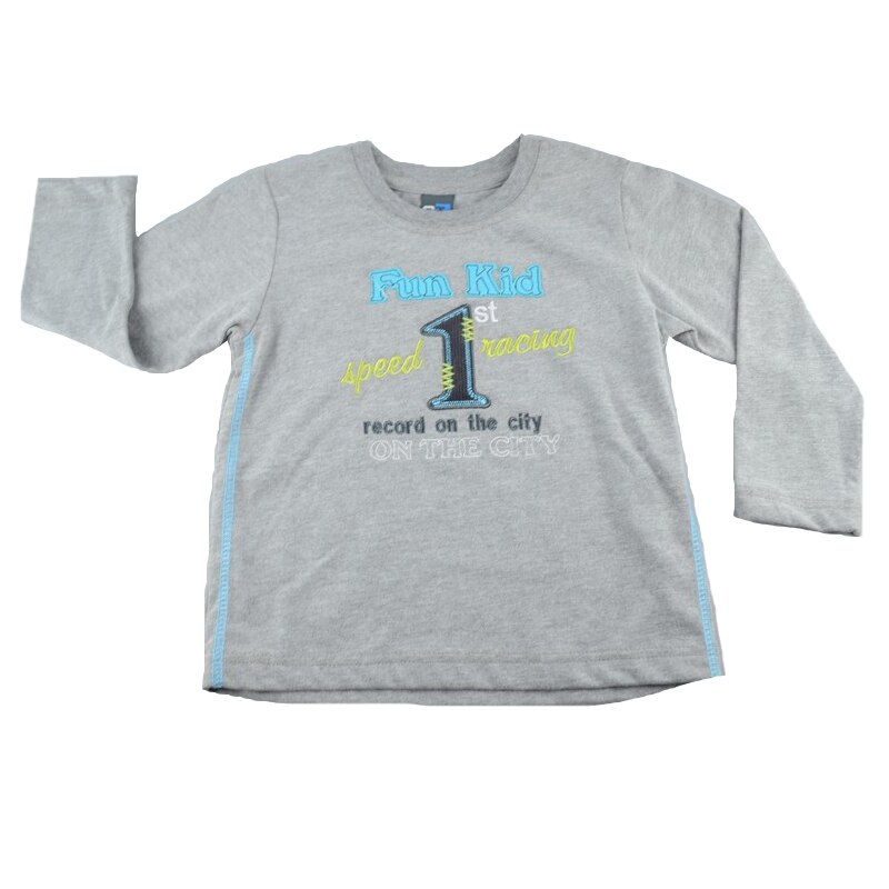 Bluza cu maneca lunga pentru baieti GT GT-2115, Gri, 92