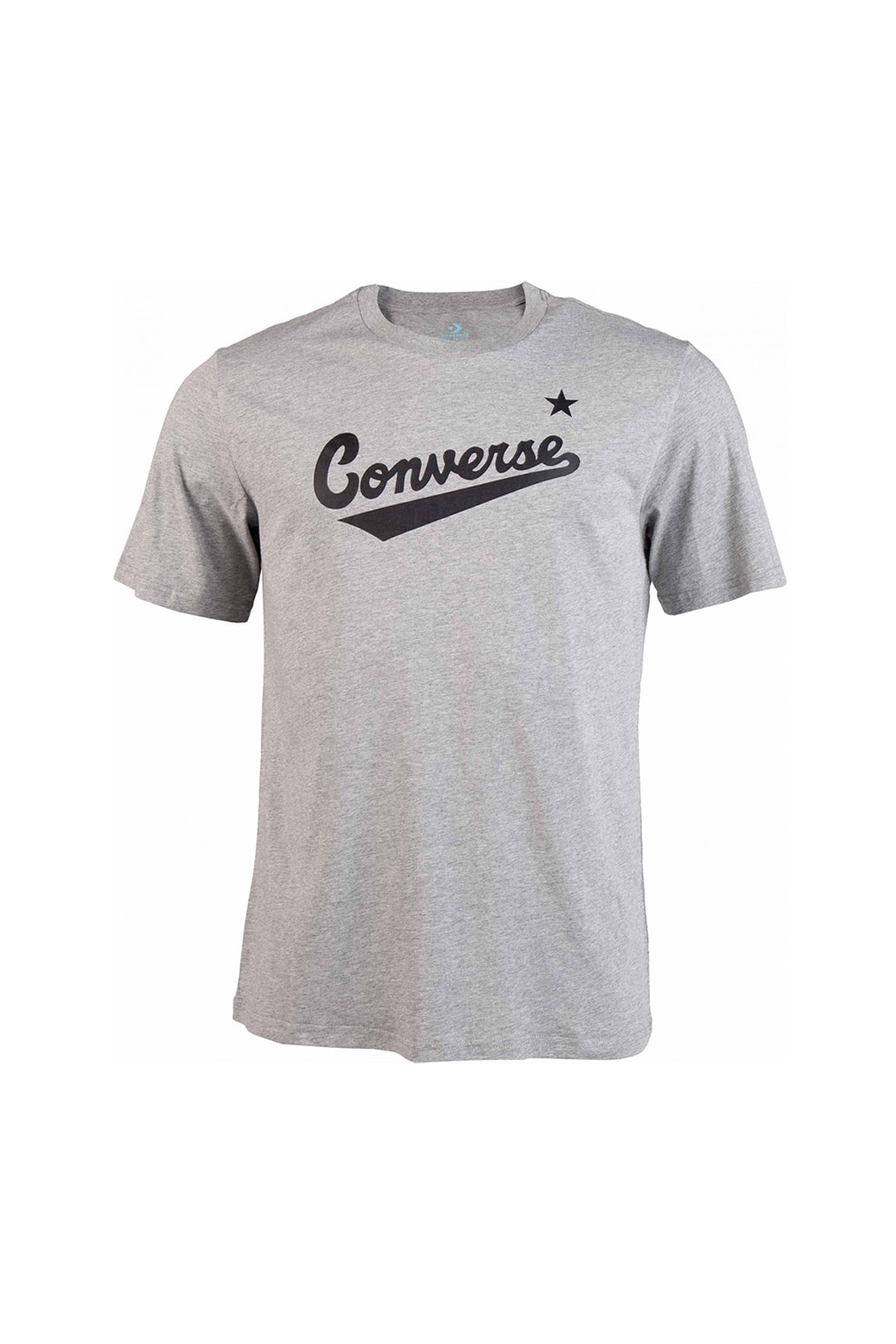 Converse, Tricou cu imprimeu logo Scripted, Gri deschis