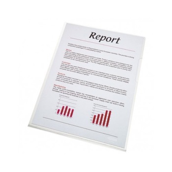 Mapa de protectie, cristal, A4, 150mn, 100 buc/set Mapa de protectie, cristal, A4, 150mn, 100 buc/set