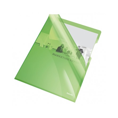 Mapa protectie Cristal color, 150 mn, verde, 25 buc/set