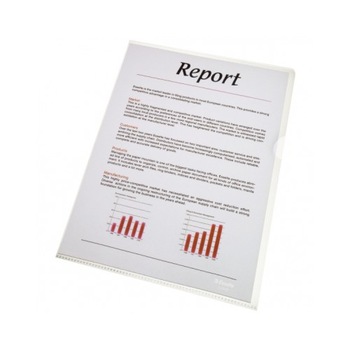 Mapa de protectie, cristal, A4, 80mn, 100 buc/cutie Mapa de protectie, cristal, A4, 80mn, 100 buc/cutie