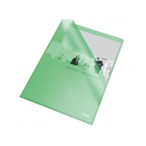 Mapa protectie color Esselte , 105 mn, standard, verde, 25 buc/set