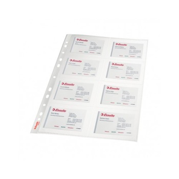 Folii de protectie pentru carti de vizita, A4, 10 buc/set Folii de protectie pentru carti de vizita, A4, 10 buc/set