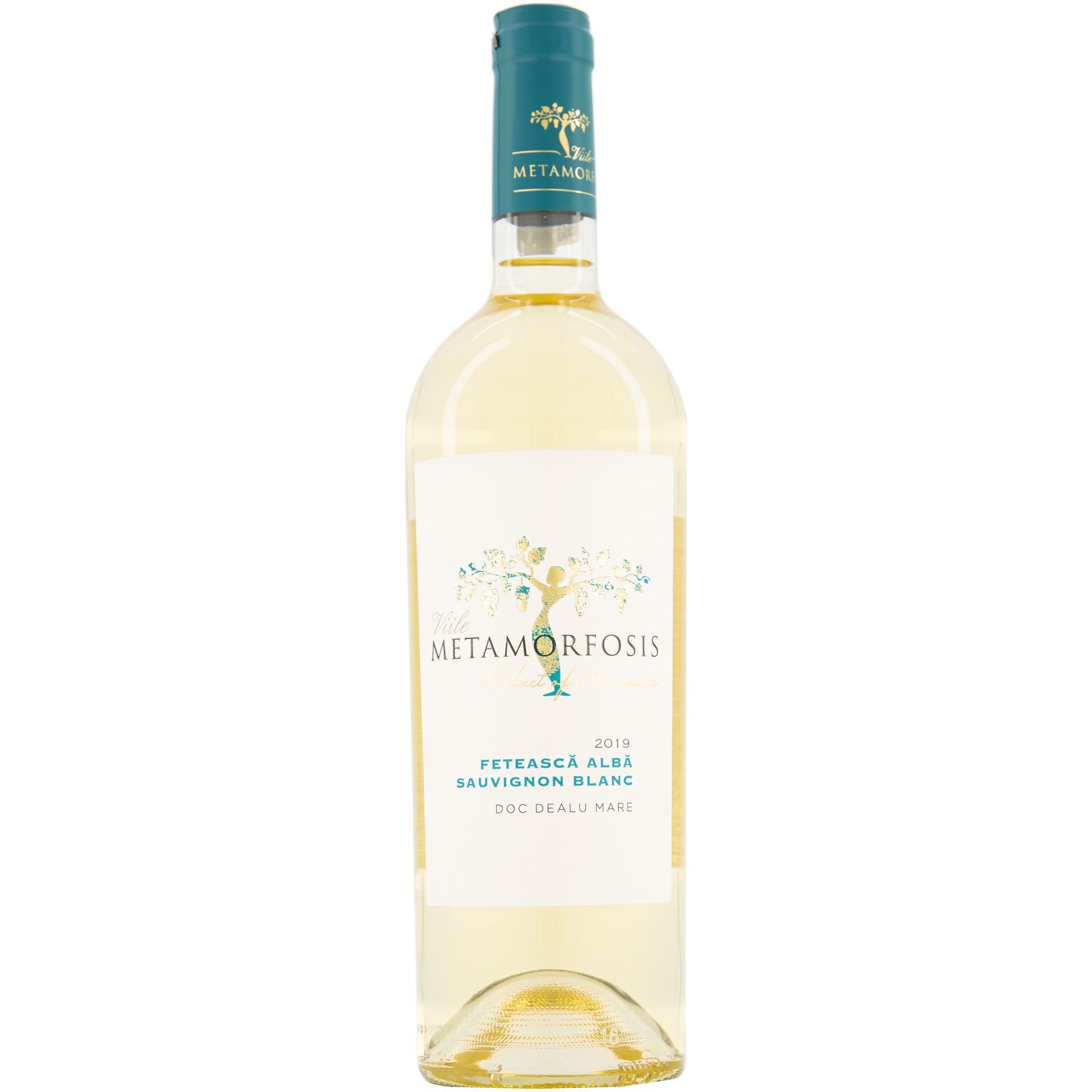 Vin Alb Viile Metamorfosis Sauvignon Blanc & Feteasca Alba, Sec, 0,75l