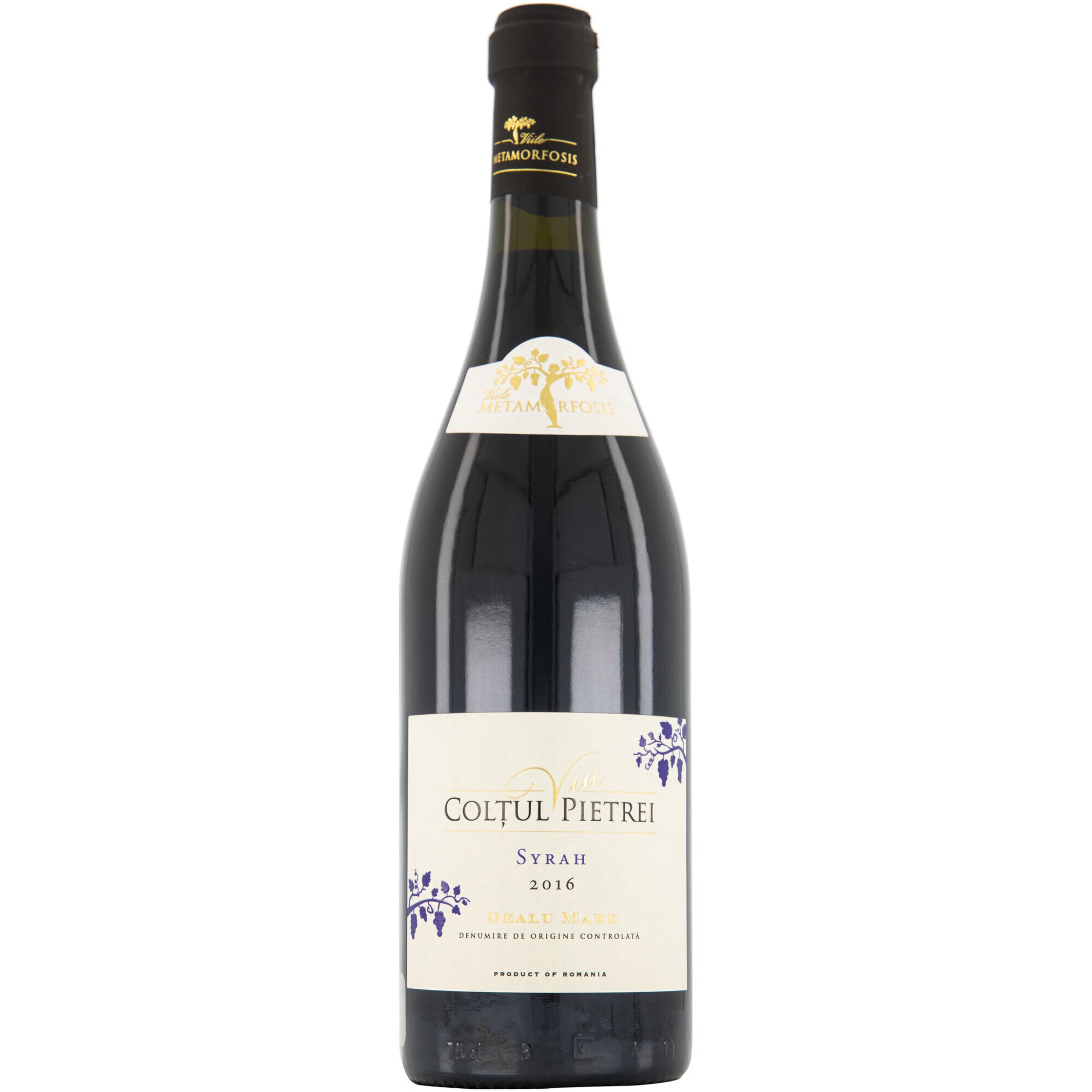 Vin Rosu Via Coltul Pietrei Syrah, Sec, 0.75l