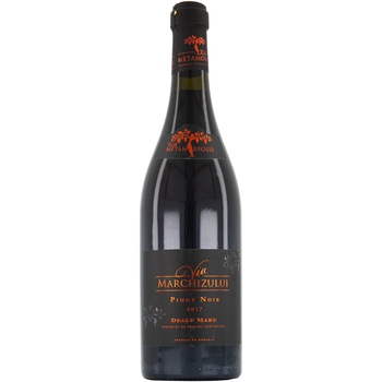 Vin Rosu Via Marchizului Pinot Noir, Sec, 0.75l