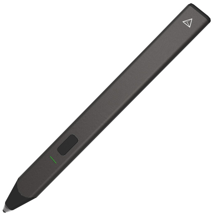 Stylus Adonit Snap 2 Bluetooth Selfie Touch Pen cu declanstor de la distanta cu banda magnetica, compatibil pentru iPhone 11 / Pro Max / X / XS / XR, Samsung S9 / 10 / Note +, iPad / Air / Mini si mai nou , Gri