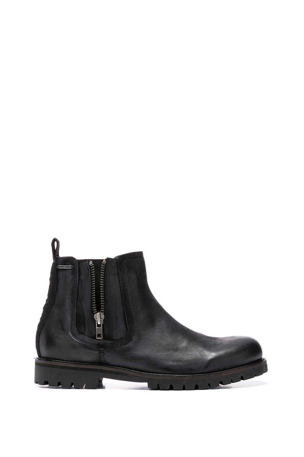 Pepe Jeans London, Ghete de piele, Negru, 44