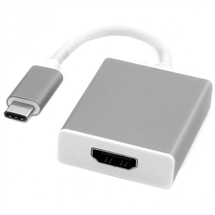 Адаптер USB 3.1 тип C към HDMI TM Aluminium, Roline 12.03.3210